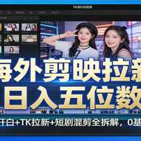 �����ӳ����������λ����CapCut����+TK����+�̾���ȫ��⣬0����������