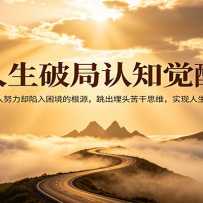 �����ƾ���֪���ѣ���ͨ��Ŭ��ȴ���������ĸ�Դ��������ͷ���˼ά��ʵ����