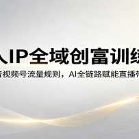 ����IPȫ�򴴸�ѵ��Ӫ����͸������Ƶ����������AIȫ��·����ֱ����������