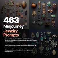 463��Midjourney�鱦��Ӱ��ʾ�ʣ�����ȫƷ���鱦��AI������רҵЧ��