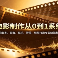 AI��Ӱ������0��1ϵͳ�Σ�AI���ܽű������������֡���Ч�����ɴ���רҵ����