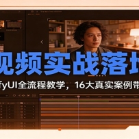 AI��Ƶʵս��ؿΣ�Sora+ComfyUIȫ���̽�ѧ��16����ʵ�����������ɳ�Ƭ